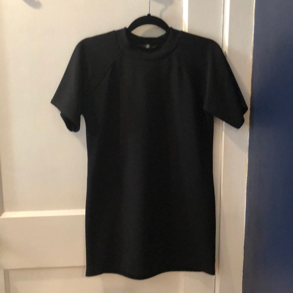 Misguided Black t-shirt dress